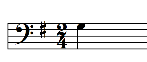 melodic dictation simple meter easy example 1 start